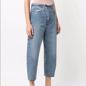 Levis made and crafted barrel raw hem sz 26